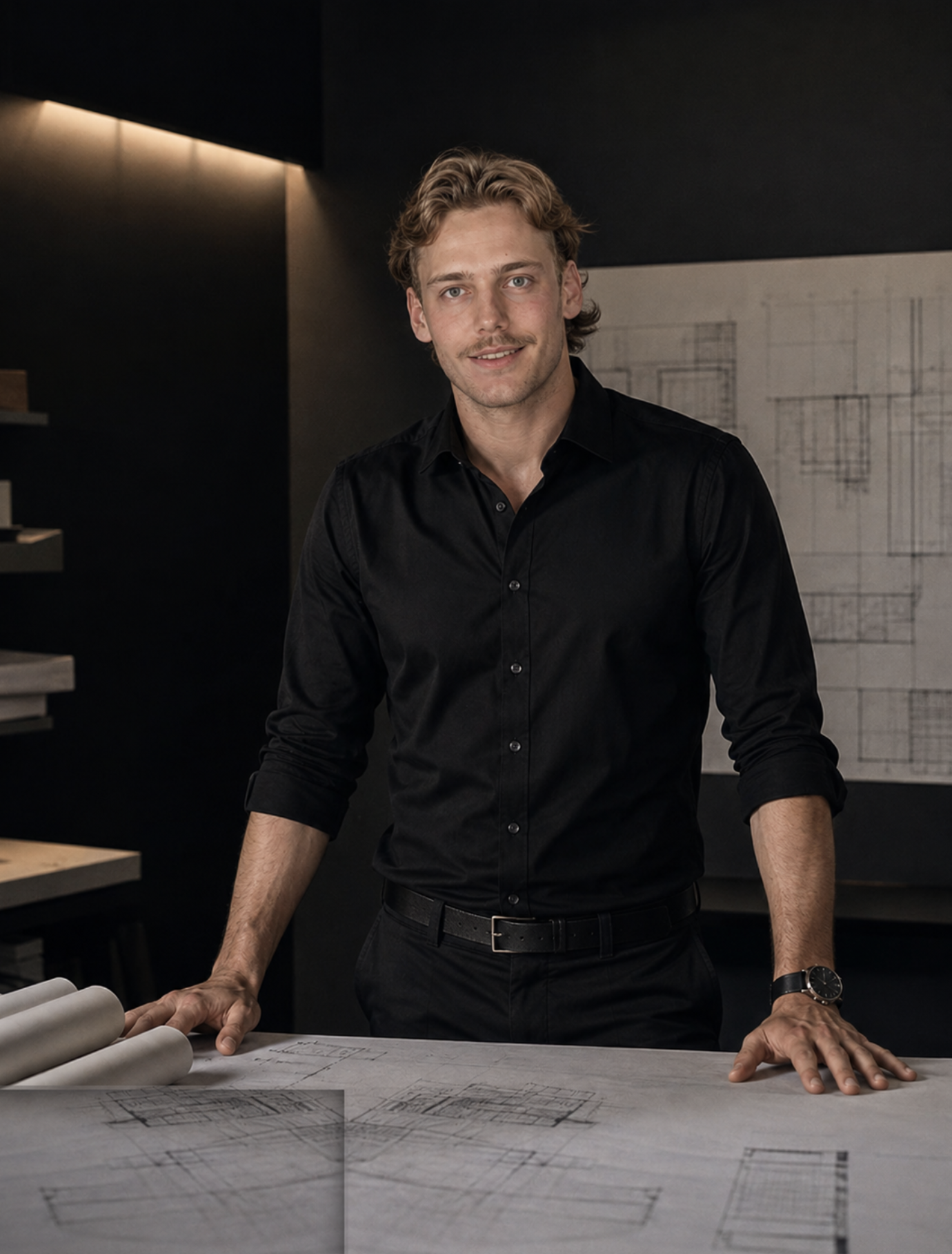 Kevin Tremblay, fondateur de KTA Architecture, dans son atelier